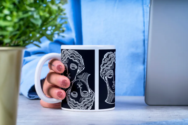 Taza ilustración romanos