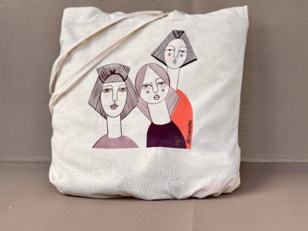 Totebag mujeres rojizo