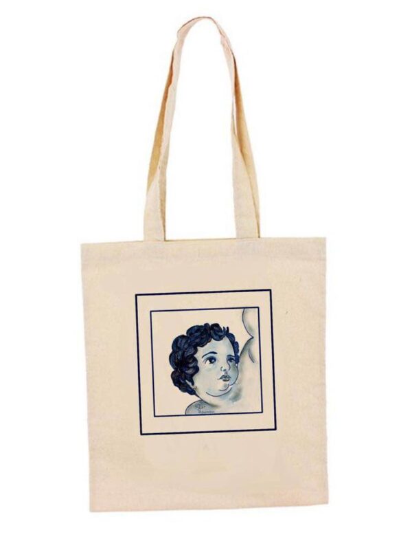 totebag angel azul